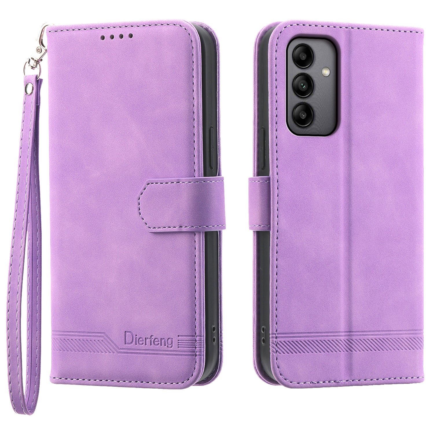 DIERFENG DF-03 For Samsung Galaxy A05s 4G Case Slim-Fit PU Leather Stand Cover Phone Shell Wallet DIERFENG DF-03 For Samsung Galaxy A05s 4G Case Slim-Fit PU Leather Stand Cover Phone Shell Wallet
